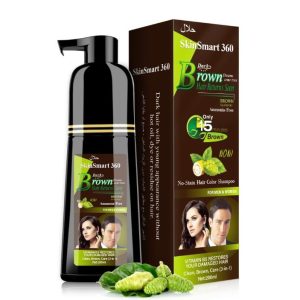 Natural Black and Brown Hair Color Dye Shampoo – Men & Women | 200ml
