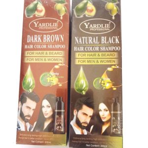 Yardlie Professional Hair Color Shampoo Black & Brown – 200ml