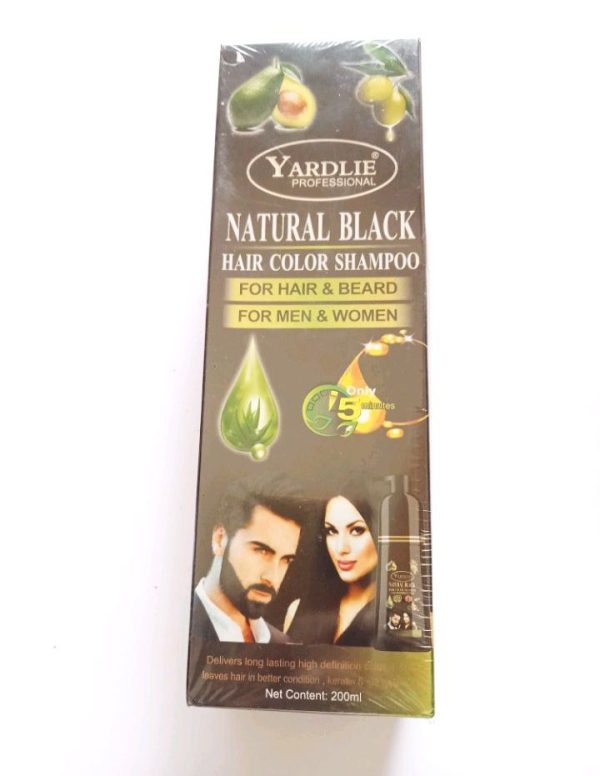 Yardlie Professional Hair Color Shampoo Black & Brown – 200ml - Image 5