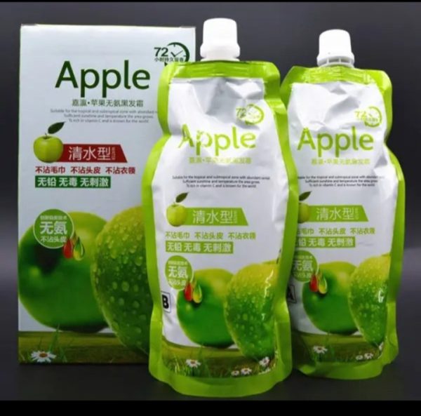 Luxury Black Apple Hair & Beard Dye – 1000ml | Deep Black Color, Long-Lasting Shine - Image 2