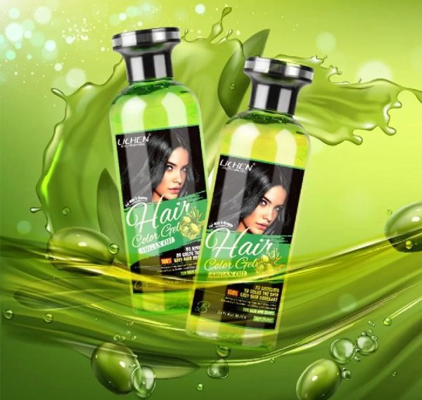 Lichen Hair Color Gel – Natural Brown with Argan Oil | 500ml (2 × 250ml) - Image 5