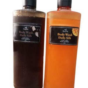 2pack Soapex Daily Silk Body Wash – Luxurious Aloe Vera Shower Gel for Smooth & Fresh Skin | Exotic Mango & Romantic Rose Fragrance | 500ml Elegant Bottles for Everyday Indulgence